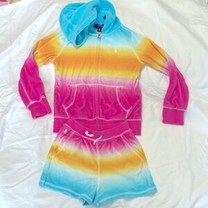 Kids Polo Terrycloth jacket and shorts set